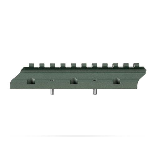 Le NV Bridge - ACC Elite de MDT se fixe solidement sur le forend, offrant des options de montage polyvalentes pour la vision nocturne et réduisant les effets de mirage.